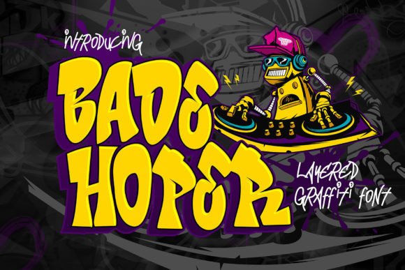 Bade Hoper: The Bold Display Typeface for Modern Editorial Design
