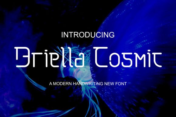 Briella Cosmic: A Futuristic Display Font for Modern Editorial Design