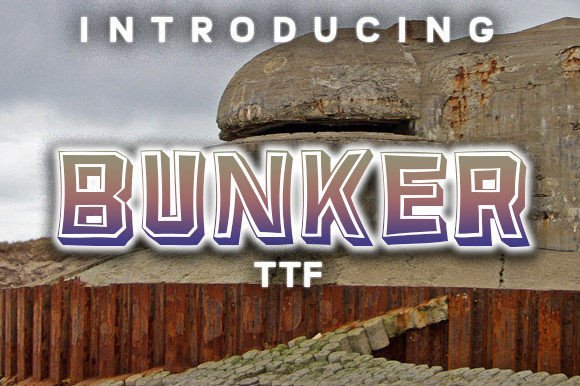 Bunker: The Dramatic Display Font That Elevates Campaign Visuals