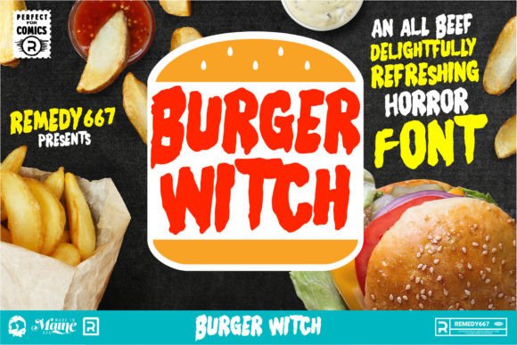 Burger Witch: A Stylish Display Font for Modern Editorial Design