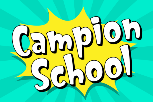 Campion School: A Quirky Display Font for Editorial Design