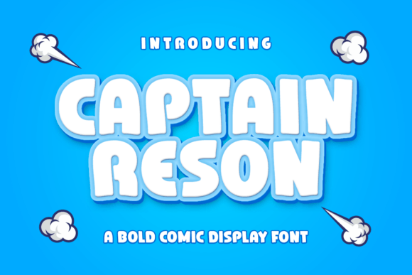 Captain Reson: A Bold Comic Display Font for Playful Branding