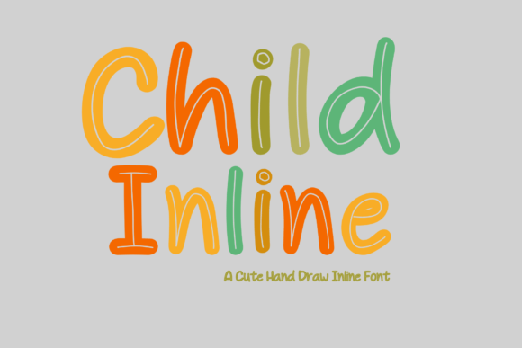 Child Inline: The Perfect Display Typeface for Handmade Product Labels