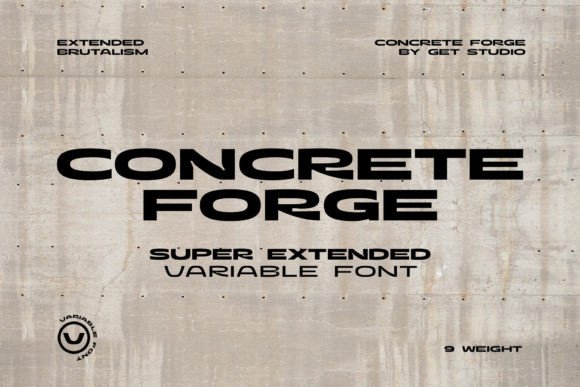 Concrete Forge: The Bold Display Font for High-Impact Marketing