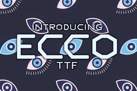 Ecco: The Premium Display Typeface for Polished Branding
