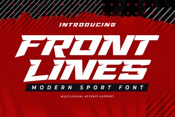 Front Lines: A Display Typeface for Bold Editorial Identity