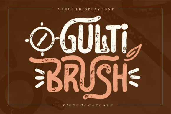 Gulti Brush: A Display Typeface for Editorial Identity