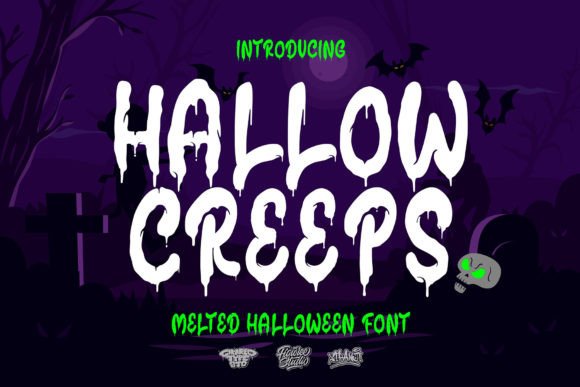 Hallow Creeps: The Spooky Display Font for Polished Brand Identity