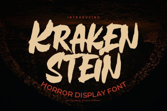 Krakenstein: The Bold Display Typeface for Handmade Branding