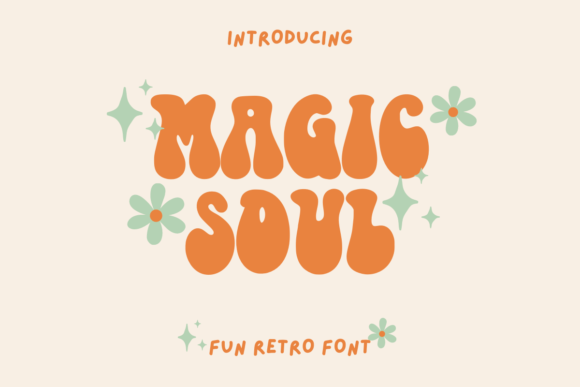 Magic Soul: A Playful Display Typeface for Editorial Design