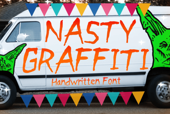 Nasty Graffiti Font for Bold Web Design