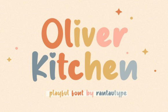 Oliver Kitchen: A Playful Display Font for Digital Branding