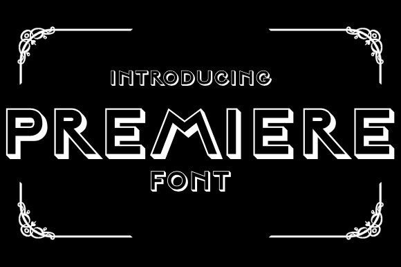 Premiere: A Retro Typeface for Modern Editorial Design