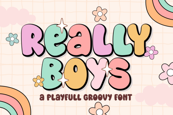 Really Boys: A Playful Display Typeface for Digital Brands