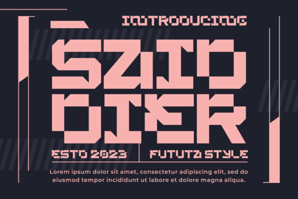 Said Dier: The Premium Display Font That Elevates Small Business Branding