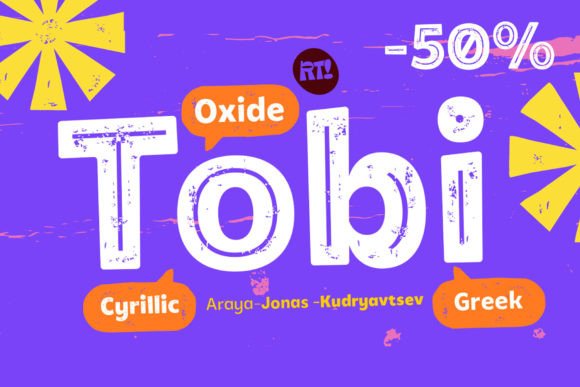 Tobi Oxide: A Display Typeface for Authentic Editorial Design