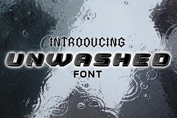 Unwashed: A Display Typeface for Authentic Editorial Design