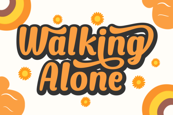 Walking Alone: The Bold Display Font for Handmade Brands