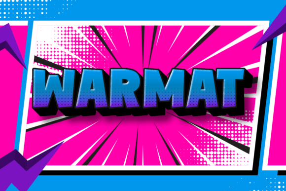 Warmat: A Bold Display Font for Impactful Brand Identity