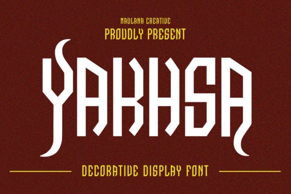Yakhsa: A Unique Display Typeface for Editorial Design